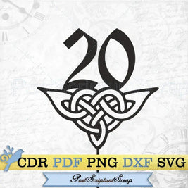 25th cake topper Cricut anniversary vector svg birthday party clipart printable wedding cut diy PostScriptum Scrap