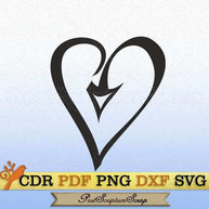Arrows svg cricut dxf love clipart png silhouette doodle PostScriptum Scrap