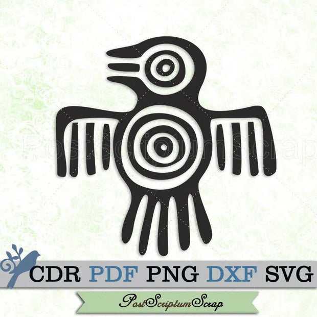 Birds svg native american vector tribal clipart indian silhouette PostScriptum Scrap