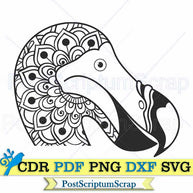 DODO svg antique bird print clipart vintage PostScriptum Scrap
