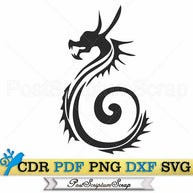 Dragon chinese clipart svg magical fantasy