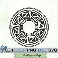 Native American svg ornament design indian silhouette PostScriptum Scrap