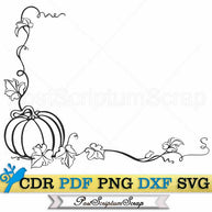 Pumpkin svg clipart thanksgiving fall silhouette