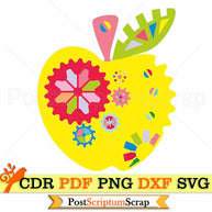 Steampunk Apple svg
