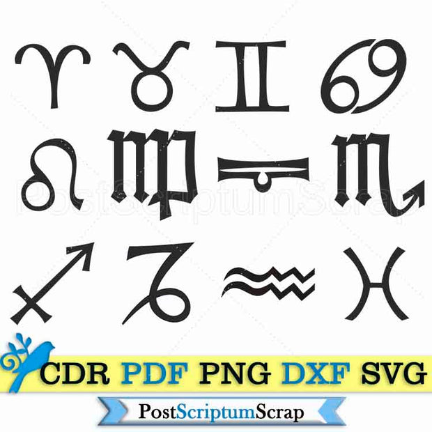 Zodiac svg сlipart